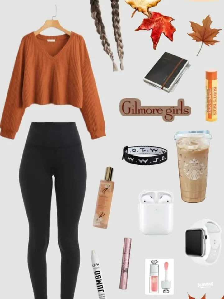 Midsize fall outfit inspo 🤎 These brown leggings are basically my fav