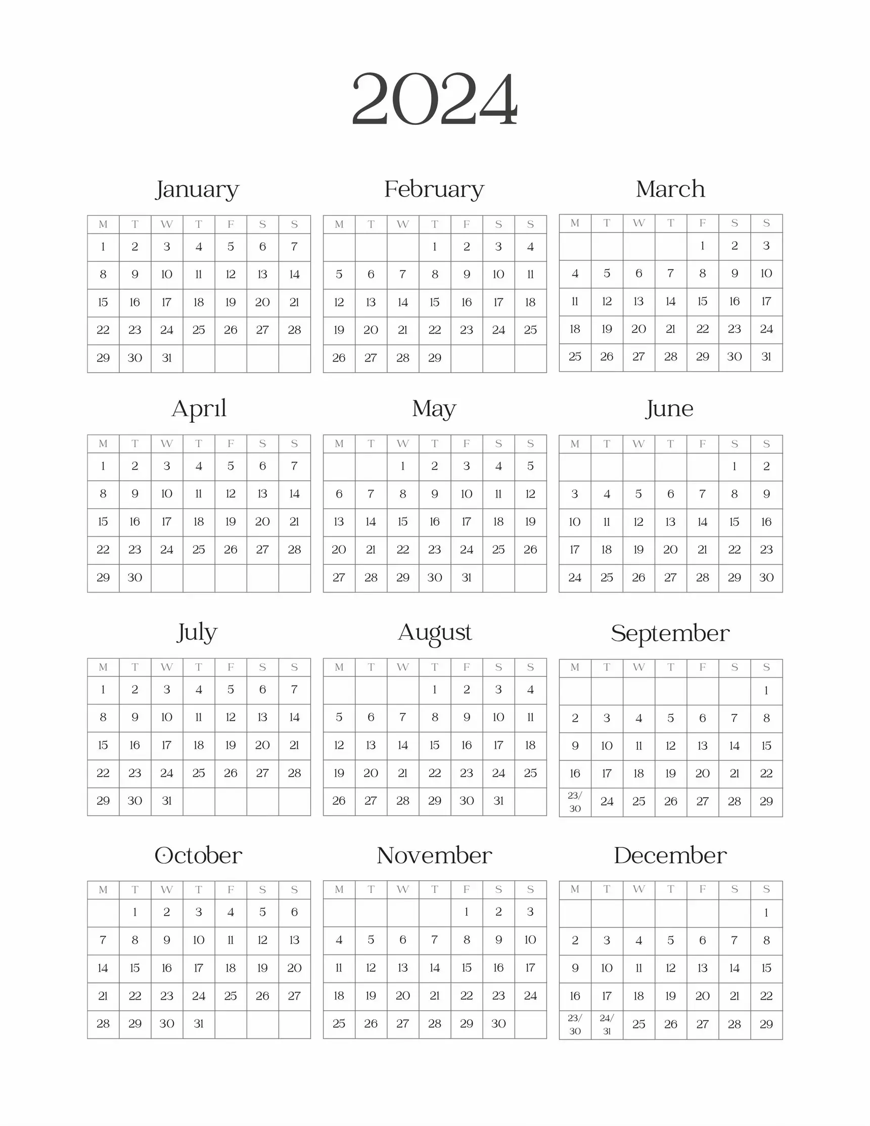 2024 Customized Printable Planner Template | Gallery posted by Megkkarl ...