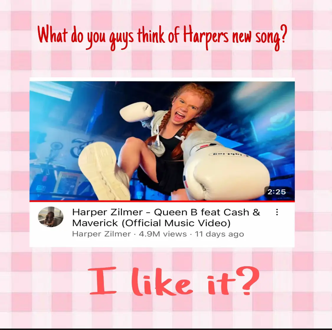 Harper Zilmer - Queen B feat Cash & Maverick (official lyric video)￼ 