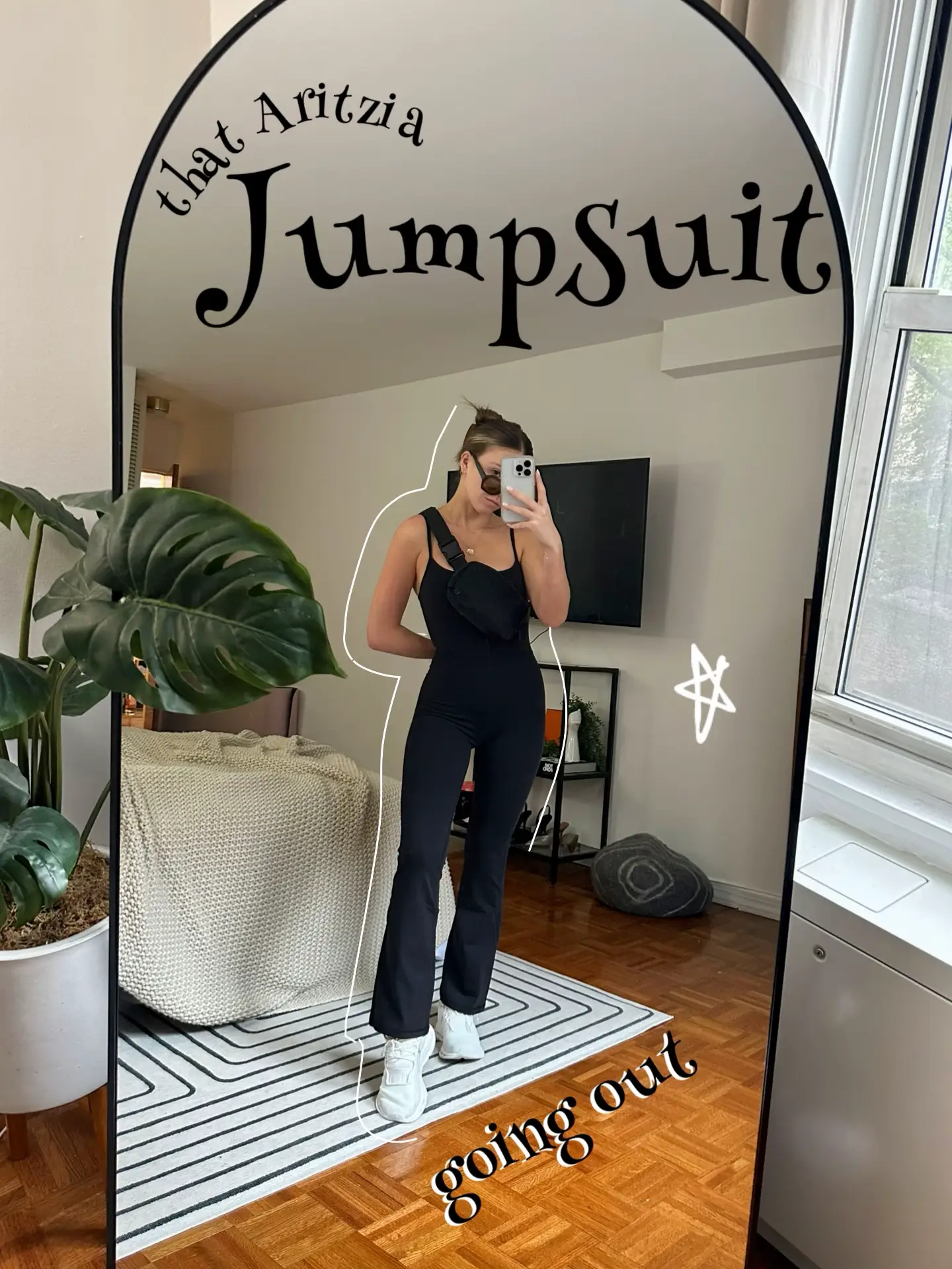 Aritzia Flare Jumpsuit - Shop on Pinterest
