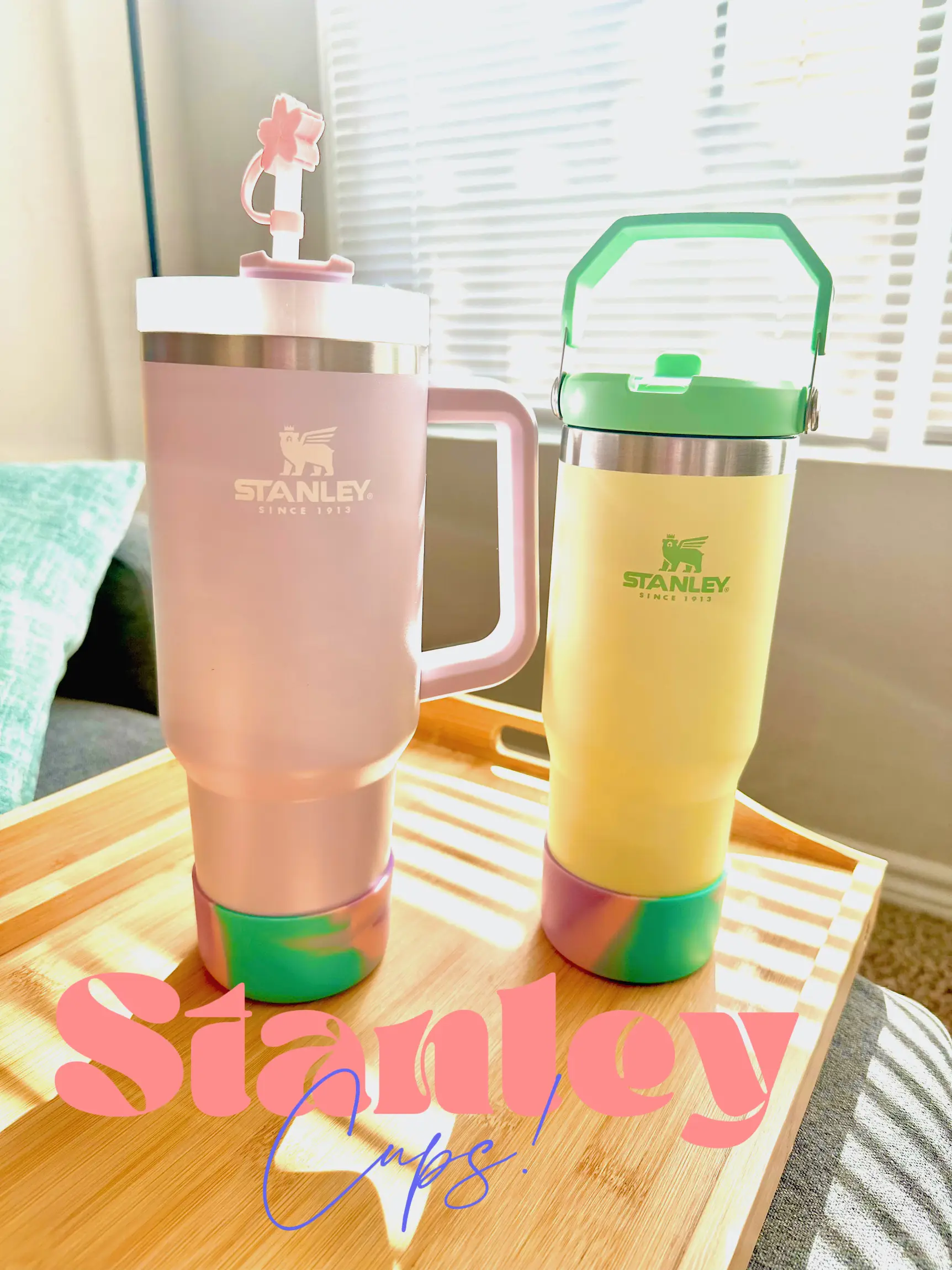 Ok. Let's see what the Stanley hype is about . One is 40oz & the other, stanley 30 ounce tumbler