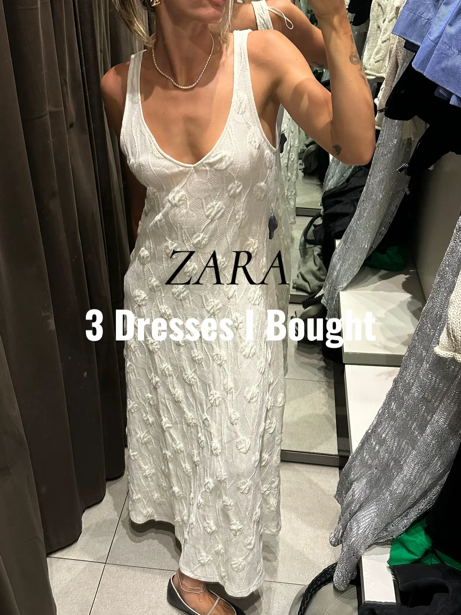 3 new Zara dresses I bought 🤍 | Gallery posted by Chloé Nicolai | Lemon8