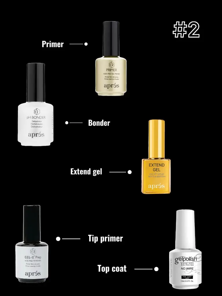 Can Pre-painted Gel-X™️ be applied on your nail? #shorts #apres #apresgelx # gelx 