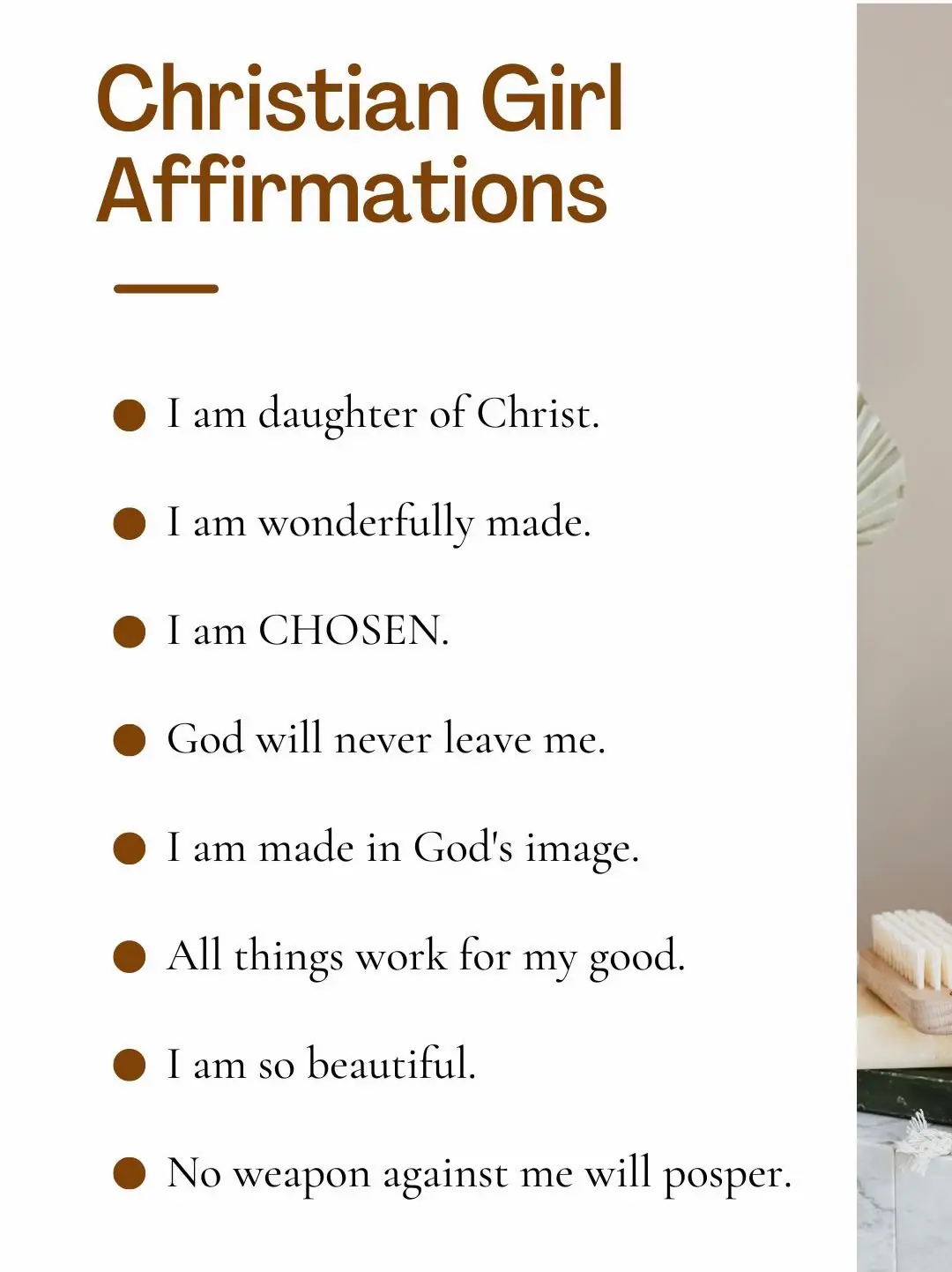 Becoming that girl in 2023  Christian affirmations, Christian girls,  Christian motivation