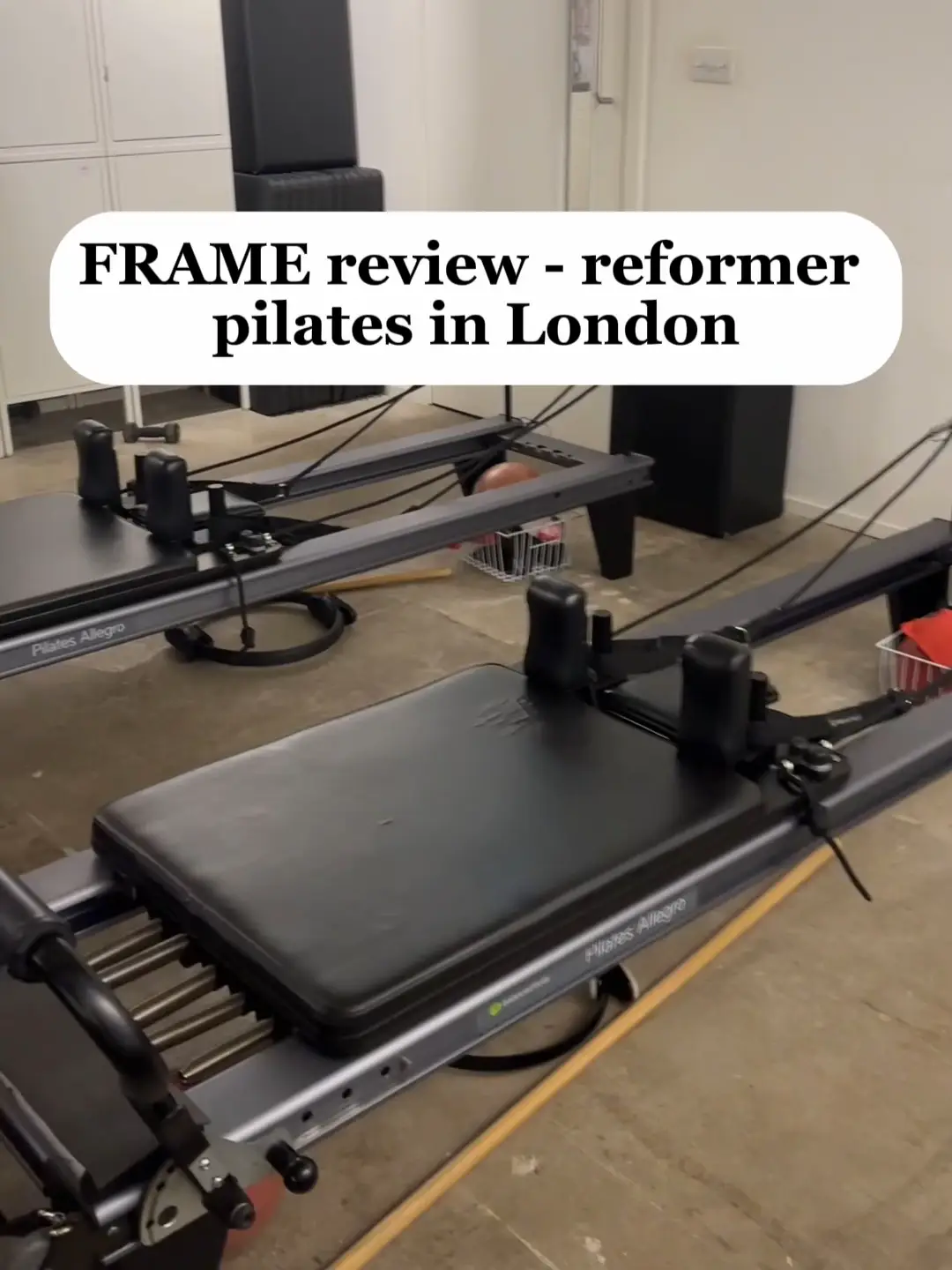FRAME - review of their reformer pilates class, Video published by Rachel  Rae