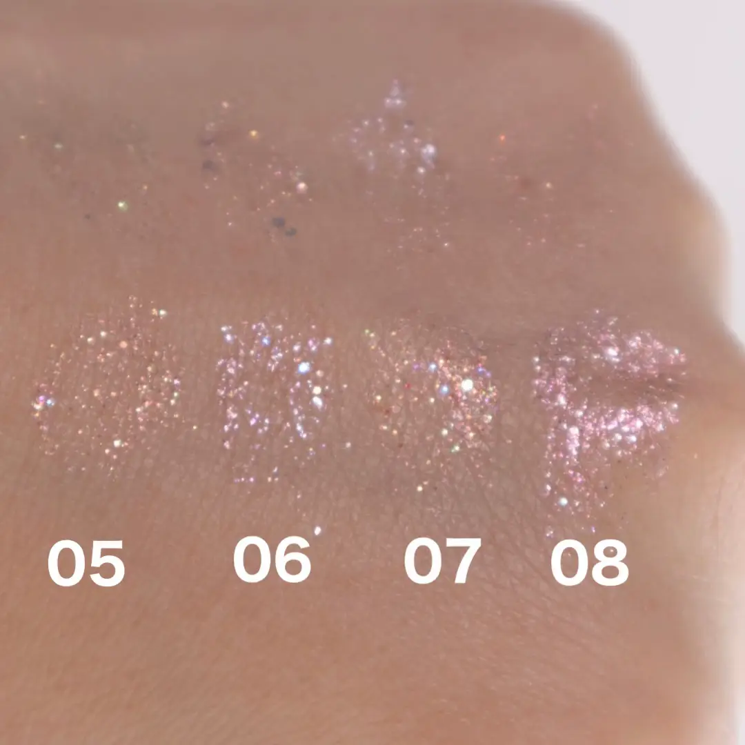 Dasique Starlit Jewel Liquid Glitter (08 Love Flake) | Twinkle Glitter  Shadow | Long-Lasting | Multi-Dimensional Sparkle Finish | Quick Drying 