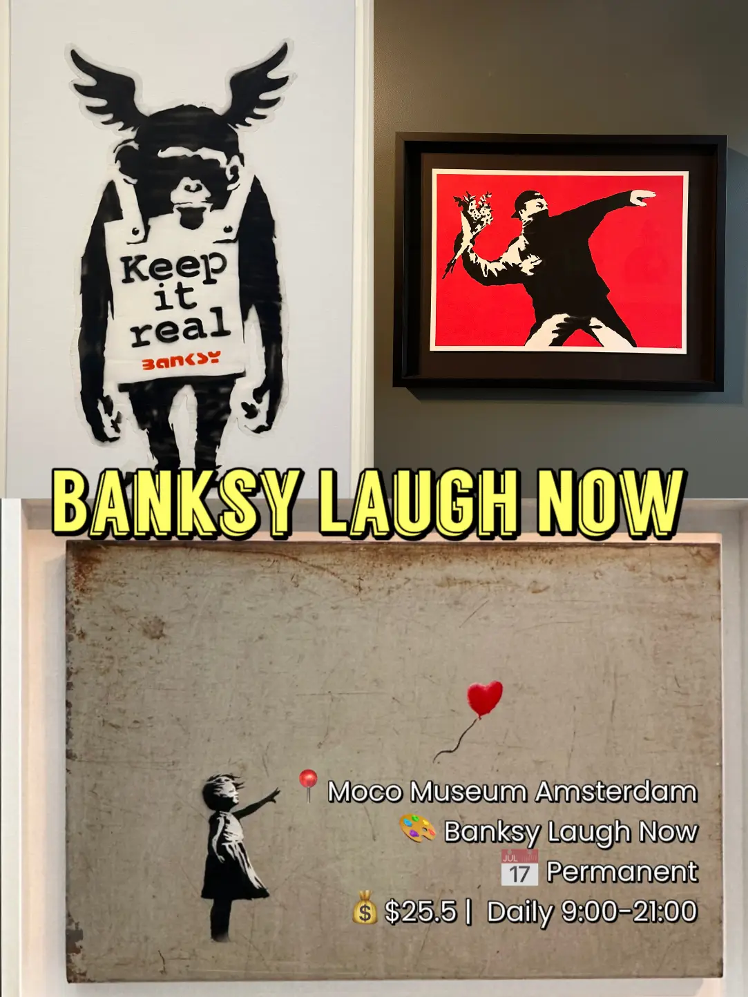 Poster Posters - Banksy FEAT Moco Museum Official