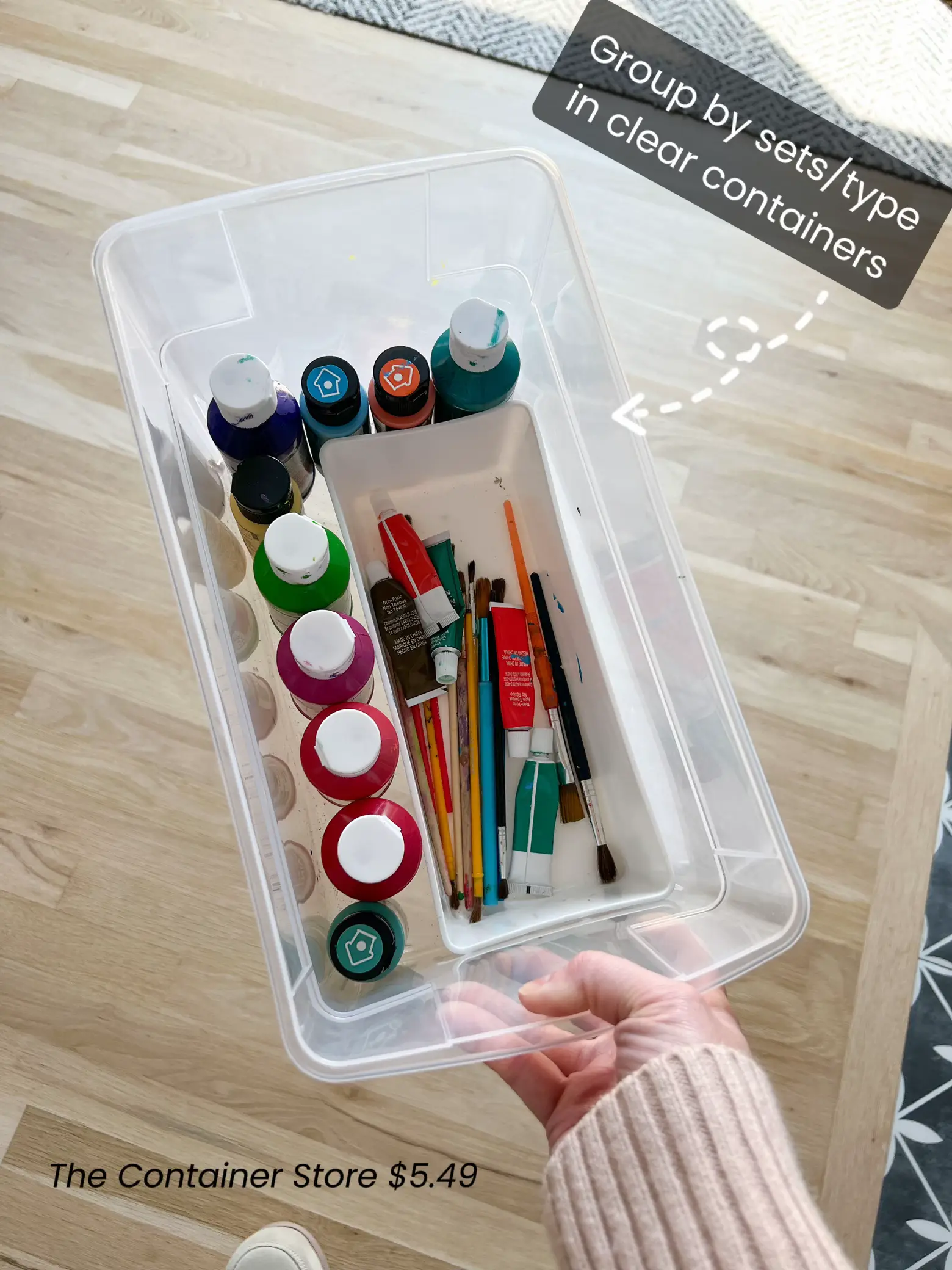 Falling in Art Wooden Pastel Storage Box, Artist Supply Storage Box With 4  Removable Drawer, Portable Organizer Box for Pencils, Markers, Brushes and  Painting Tools : : Home & Kitchen