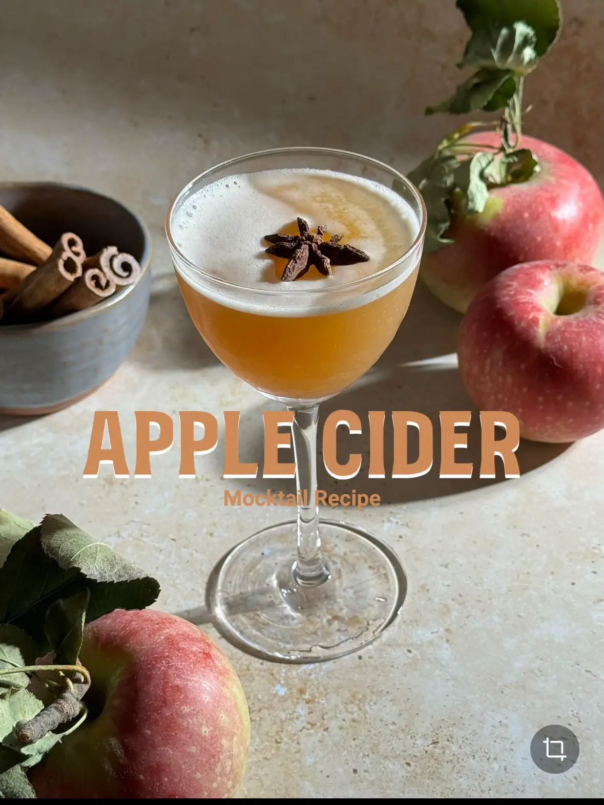 SPICED APPLE MOCKTAIL RECIPE — a vegan food photography and styling blog