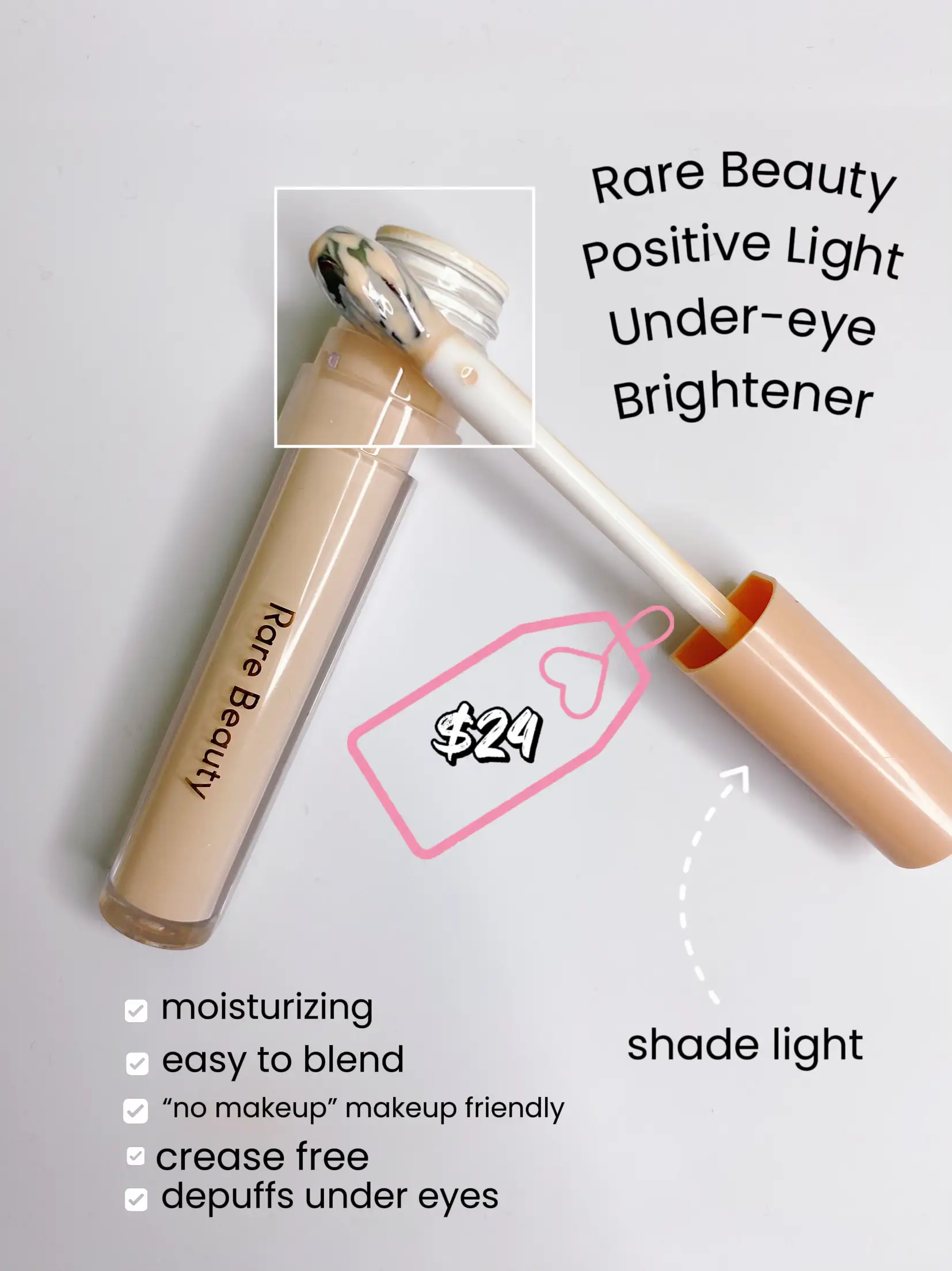 Recensione Correttore Rare Beauty Positive Light Under Eye Brightener