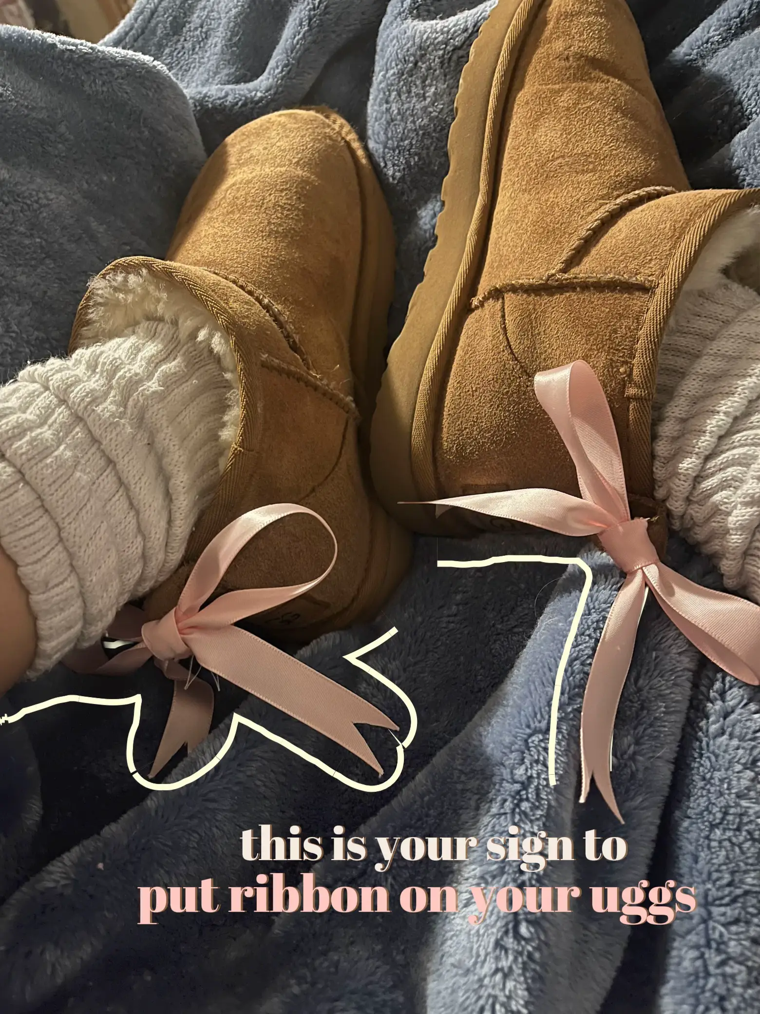 put ribbons on your uggs!🎀 Gallery posted by cassie larson Lemon8