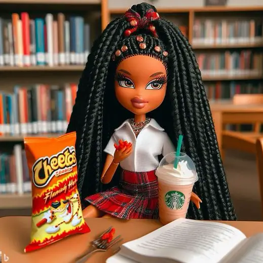 Sasha bratz doll with hot sale braids