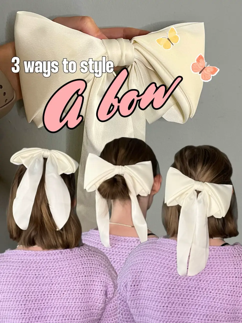 3 Trendy Hair Bows