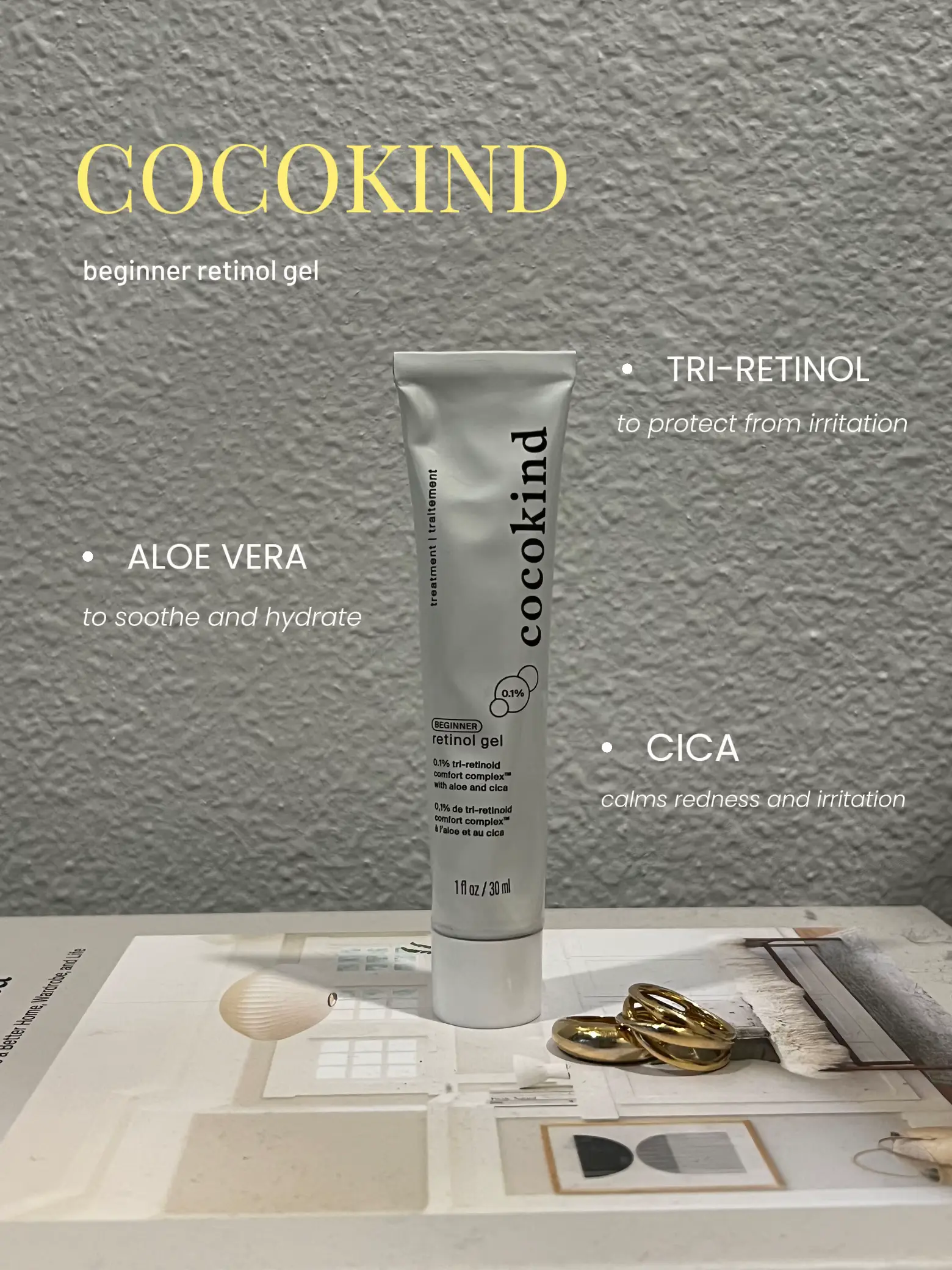 beginner retinol gel 0.1%– cocokind