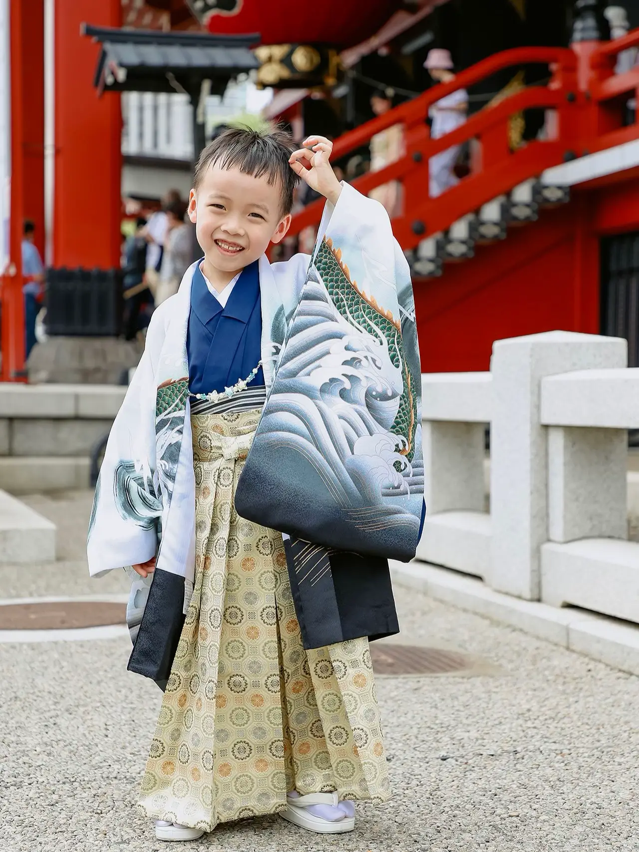 七五三 安い 両親 着物 浅草寺