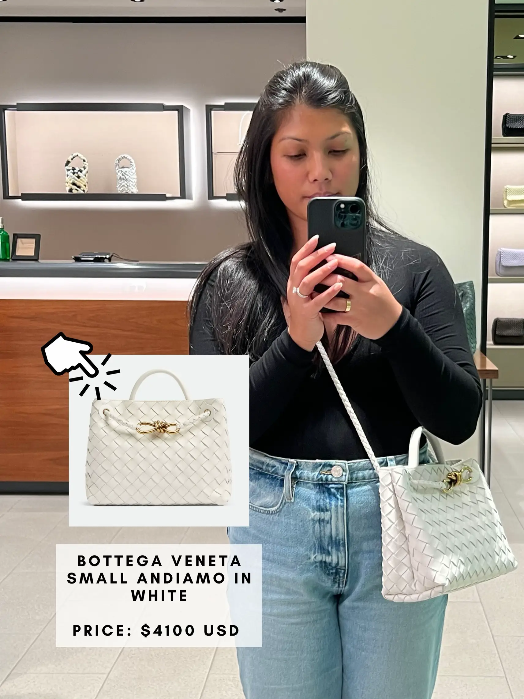 Bottega Veneta Women's Small Andiamo Top Handle Bag