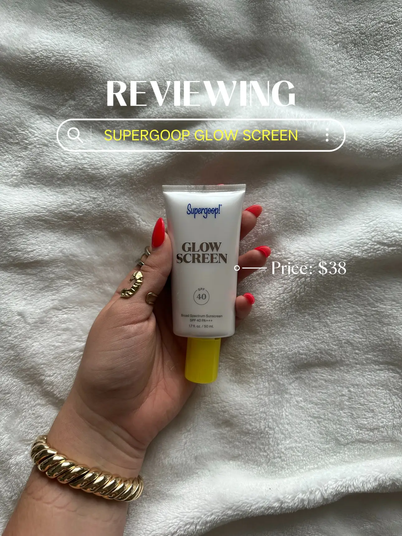 Trying $14 ELF Cosmetics Vs $38 Supergoop Glow Sunscreen, Review