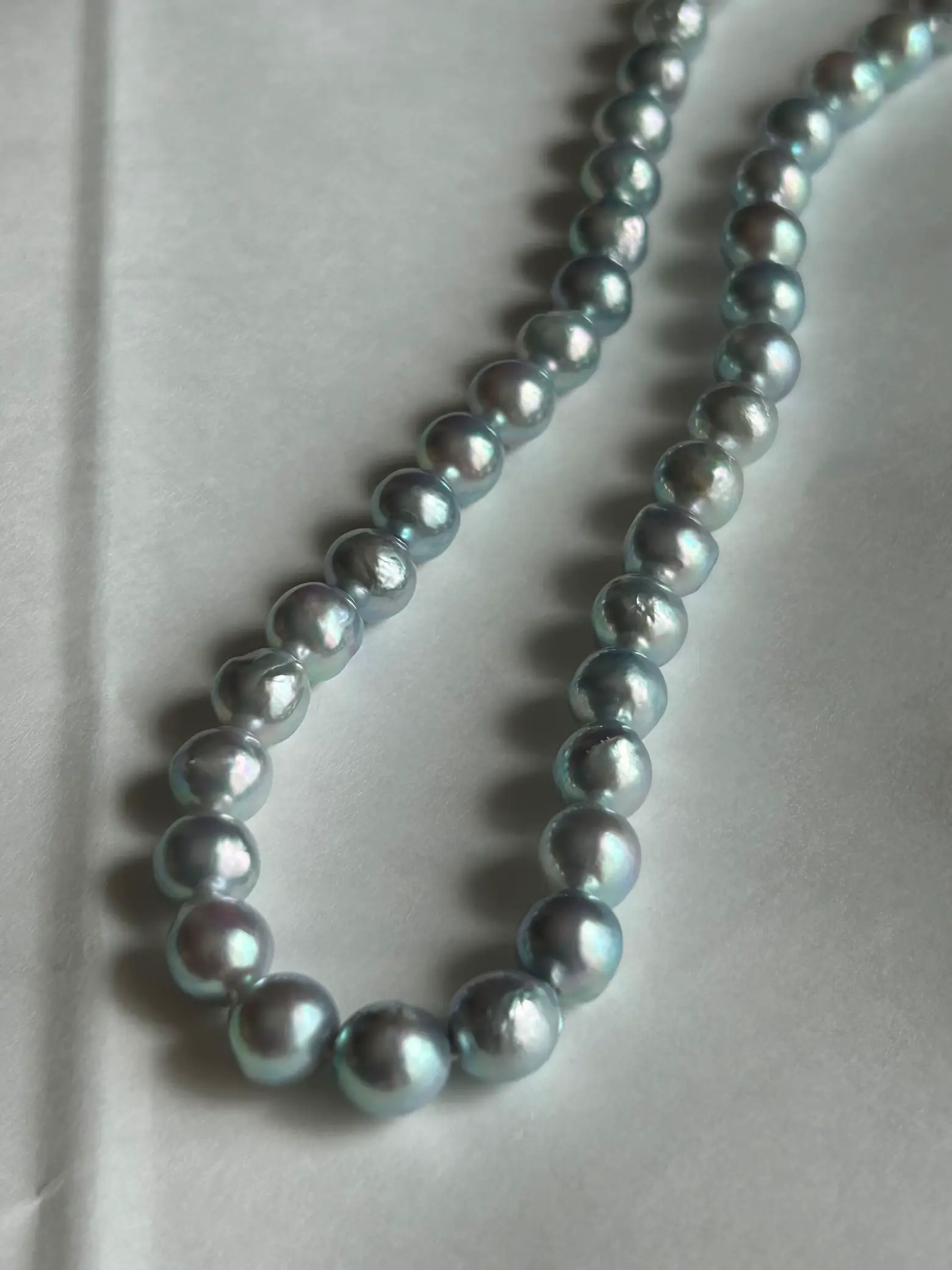 K14ネックレス&ブローチナチュラルカラー真珠 25-1】あこや真珠