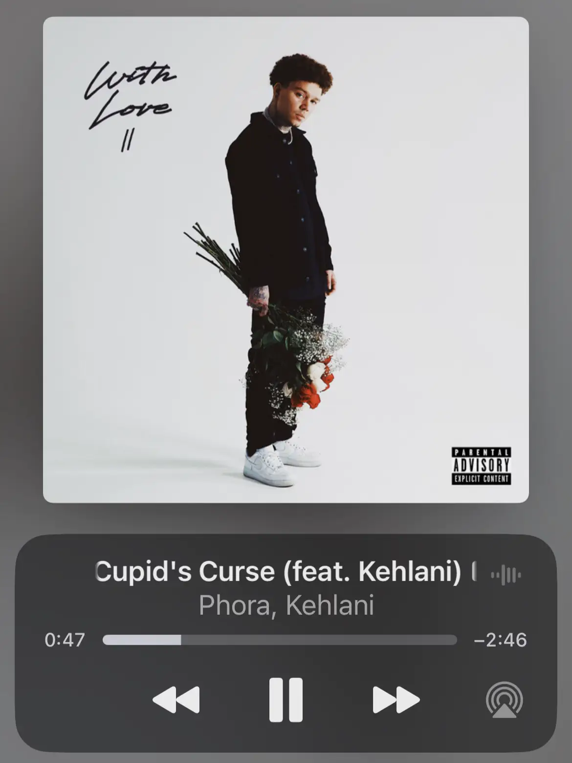  A song by Kehlani featuring Phora.