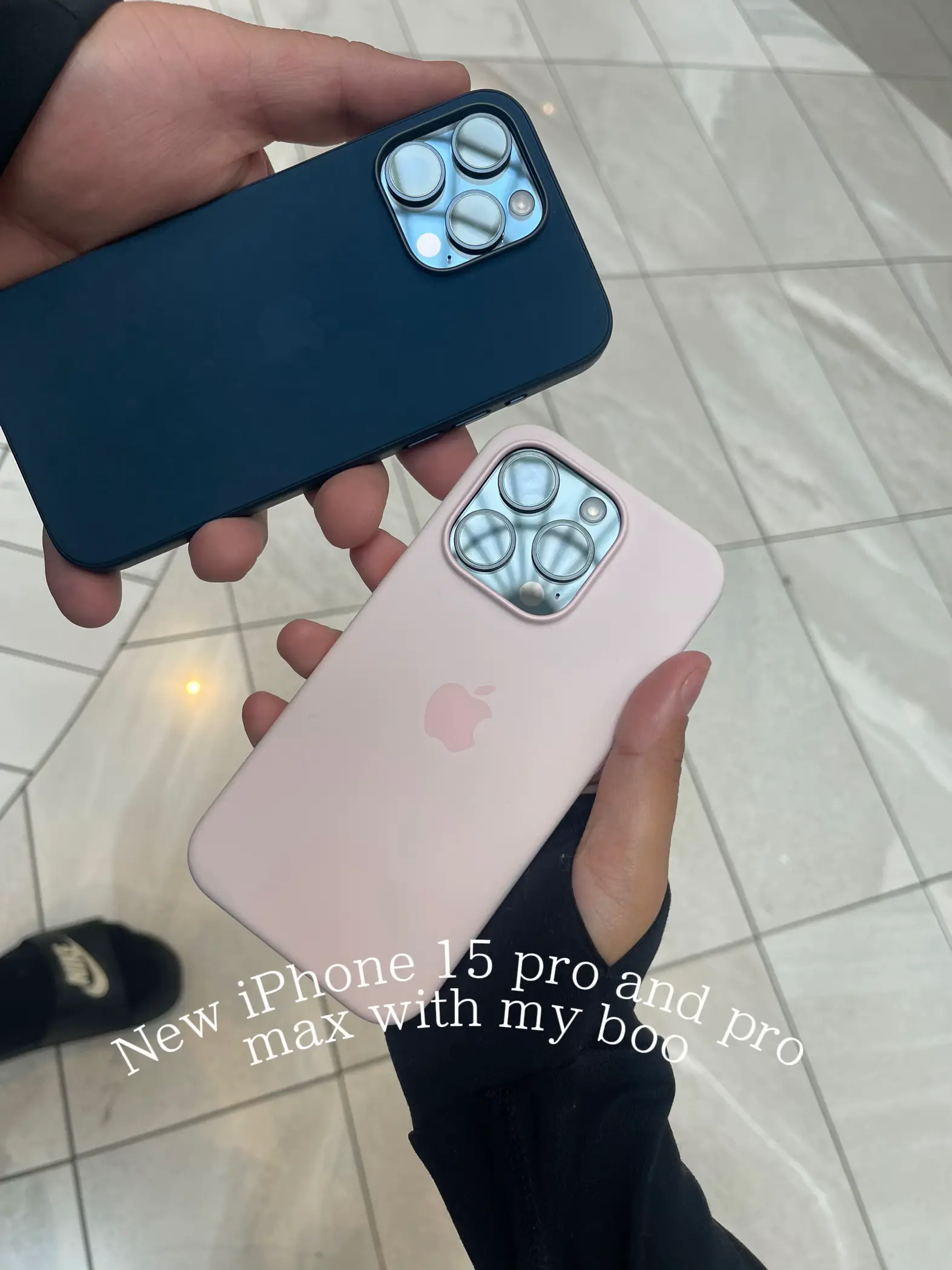 I get iPhone 15 Pro Max📱 Natural Titanium😍❤️, Video published by Leona