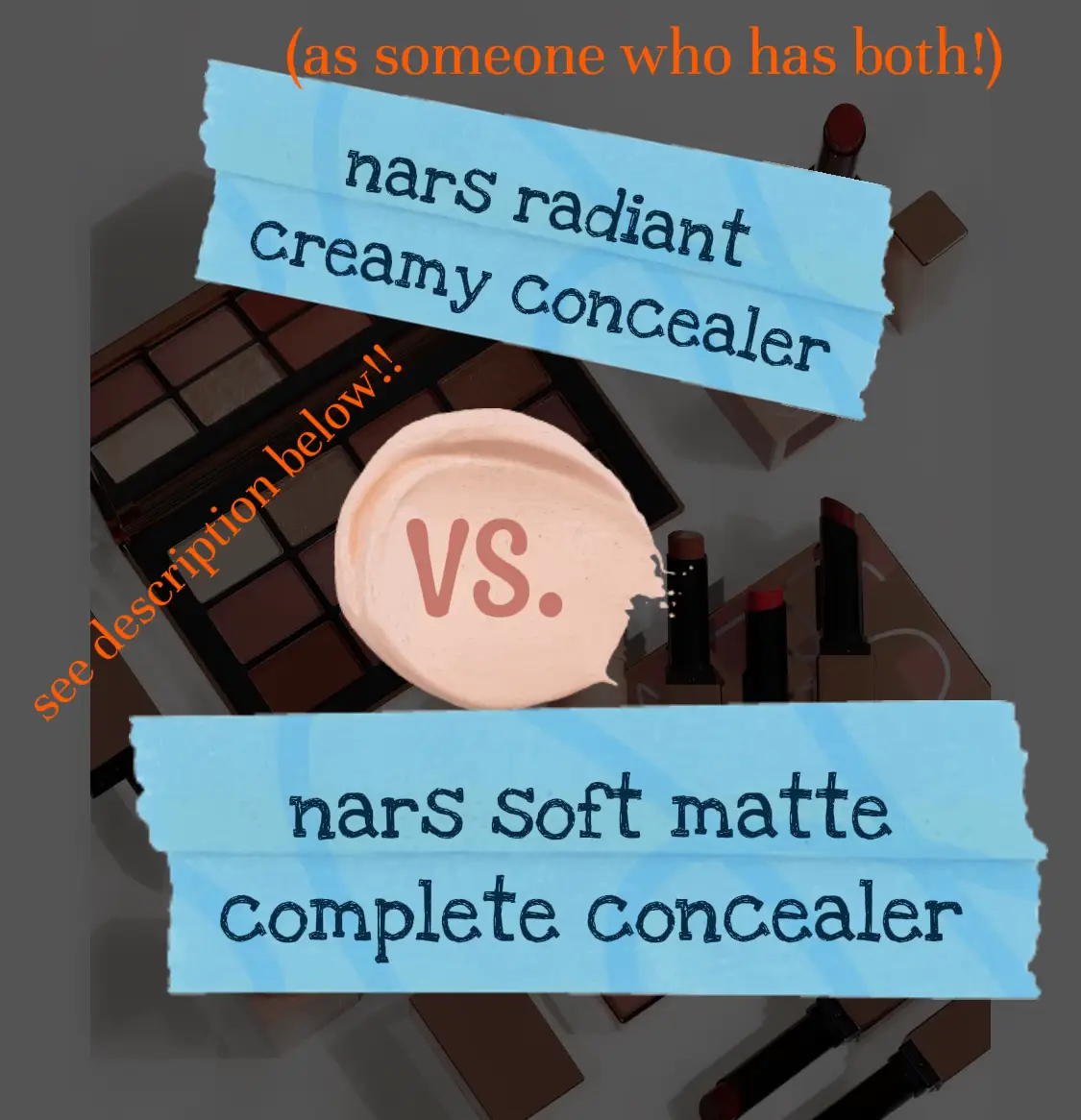 NARS Soft Matte Complete Concealer vs Radiant Creamy Concealer