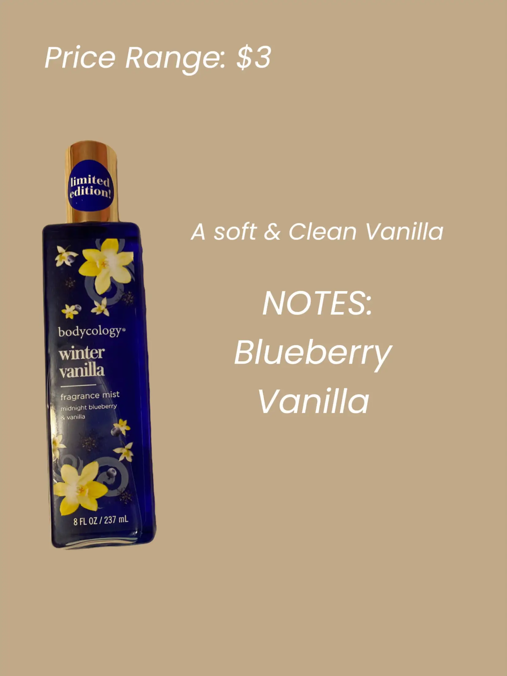 Blueberry vanilla online perfume