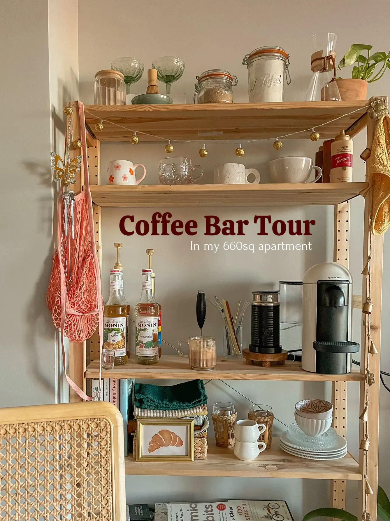 Cheers US Coffee Mug Holder, Metal Cup Rack Tree 6 Hooks Kitchen Counter  Storage Mugs Stand with Display Organizer and Removable Basket for Coffee