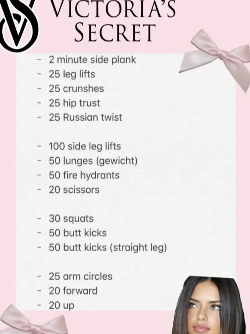 Victoria's Secret Models Just Shared a Butt Workout You Can Do