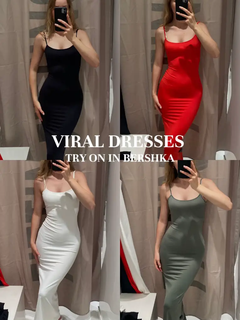 VIRAL DRESSES - TRY ON IN BERSHKA