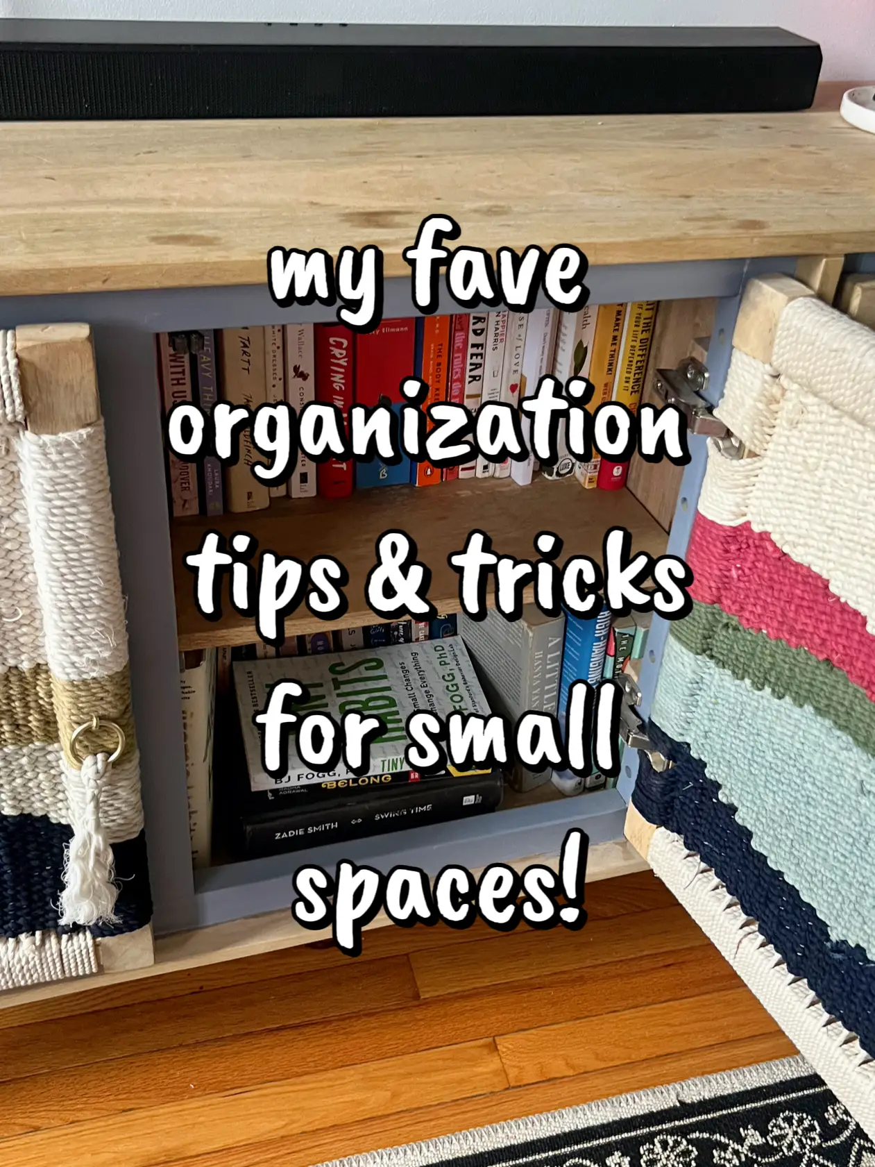 Organization Ideas, Tips and Tricks for Small Spaces