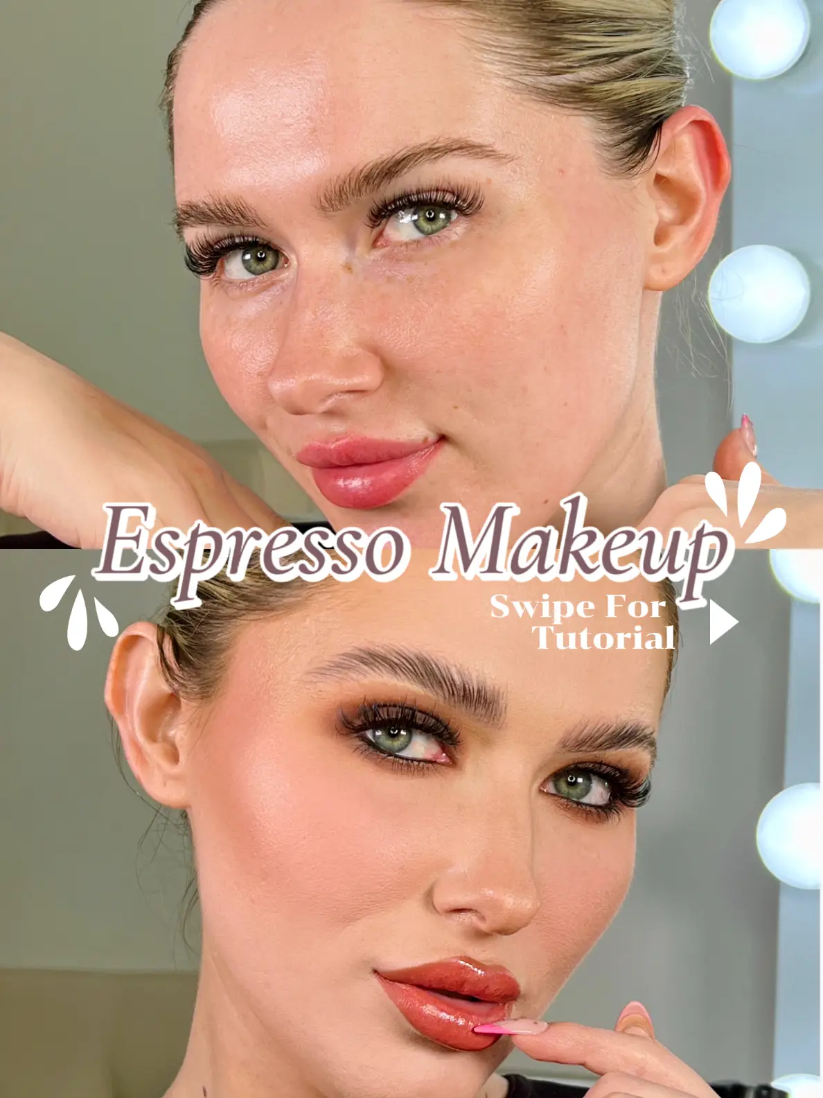 Trending Espresso Makeup - Step By Step ☕️