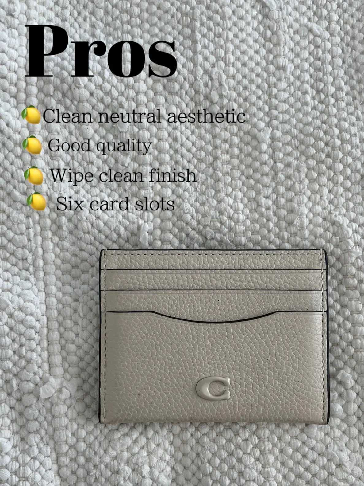 Coach card holder review 🤍, Gallery posted by Elizabeth