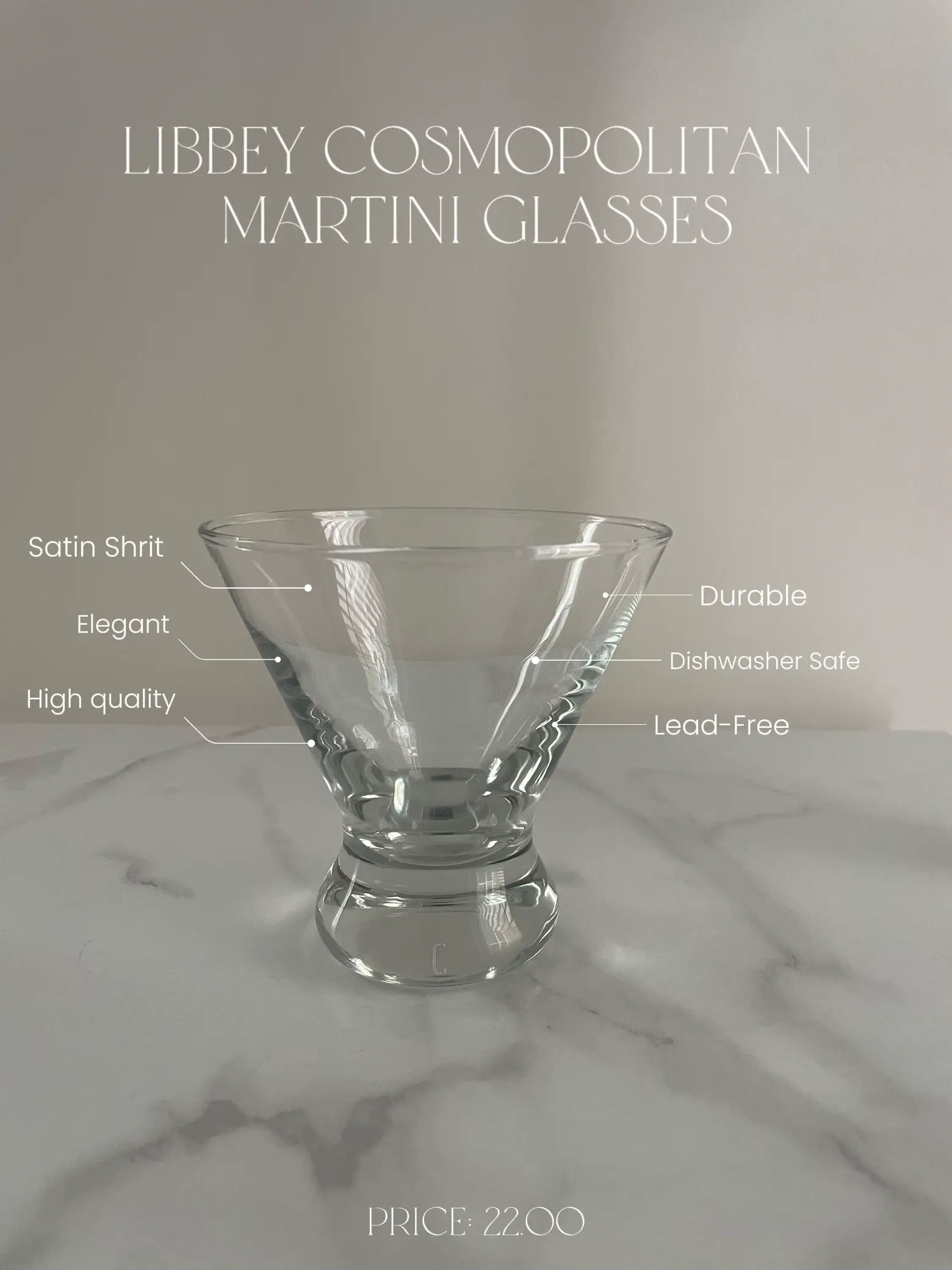 LUXU Drinking Glasses 13 oz,Thin Square Set of 4,Elegant Bar