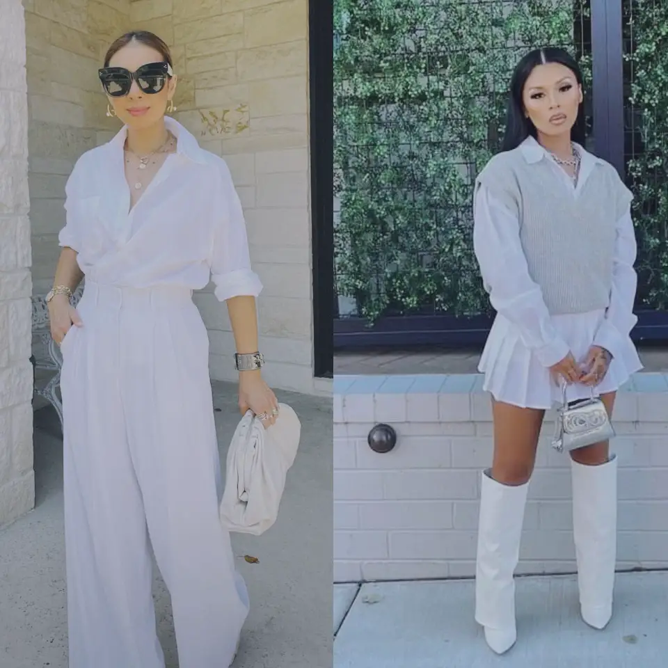 All White Outfit Ideas for Spring 