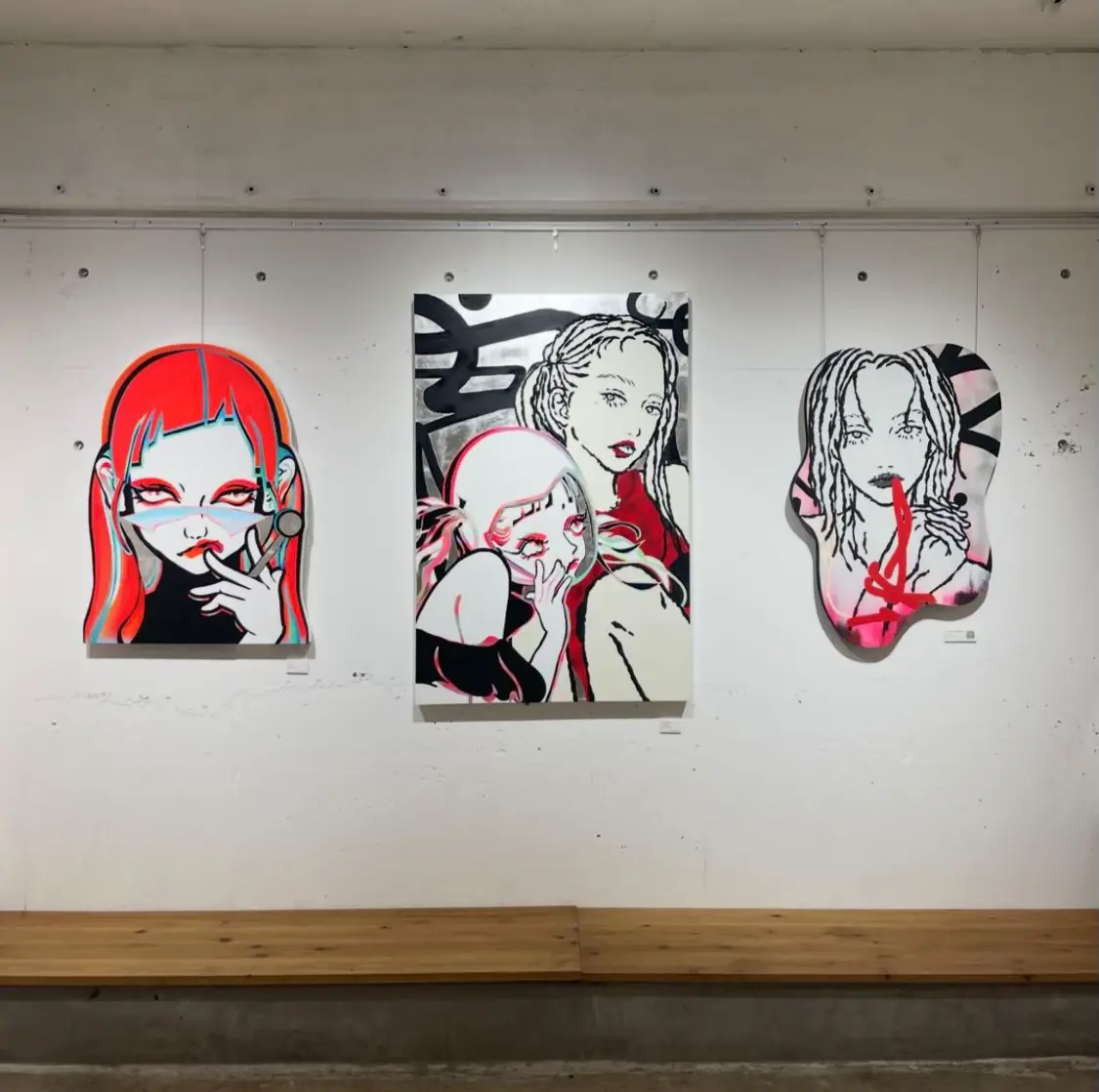 itabamoe 絵画 キャンバス 1点物 【一点もの】ミニキャンバス アクリル画