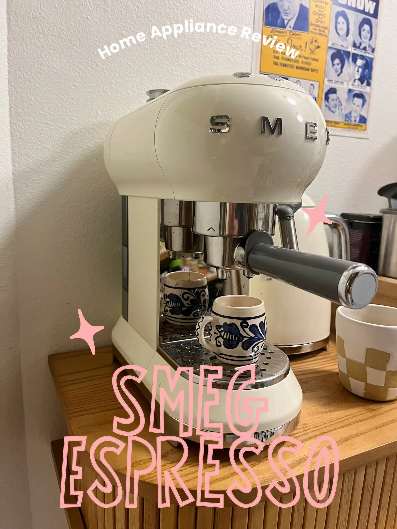 Smeg Cream Espresso Machine + Reviews