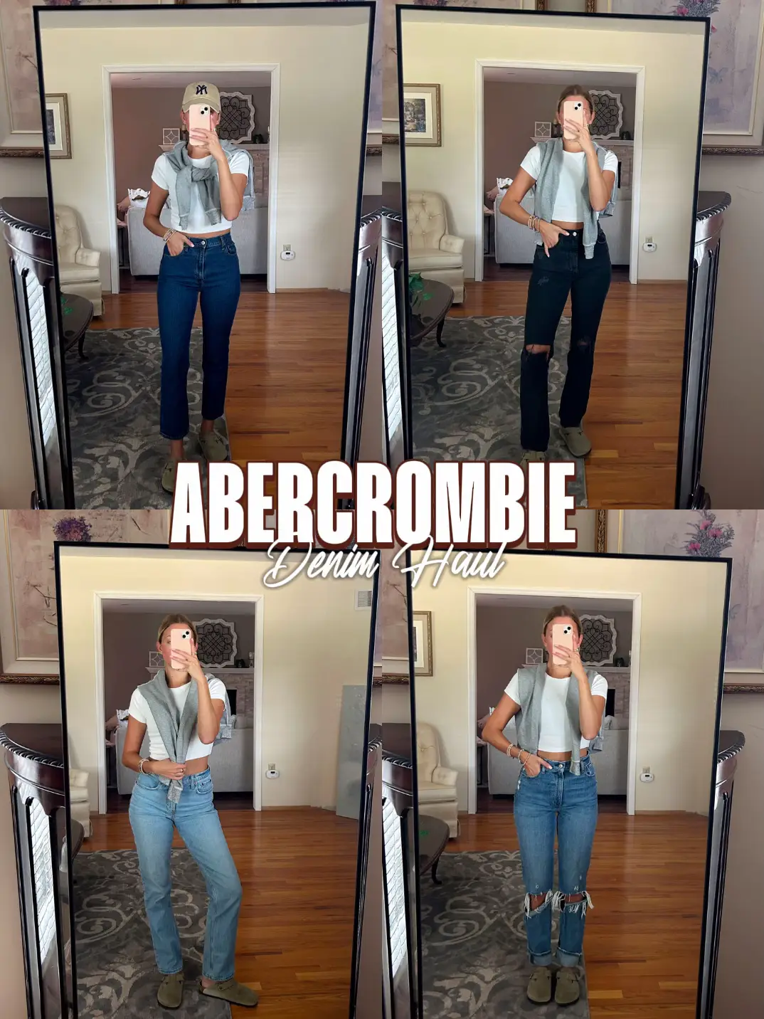 ABERCROMBIE & FITCH DEMIN TRY ON HAUL