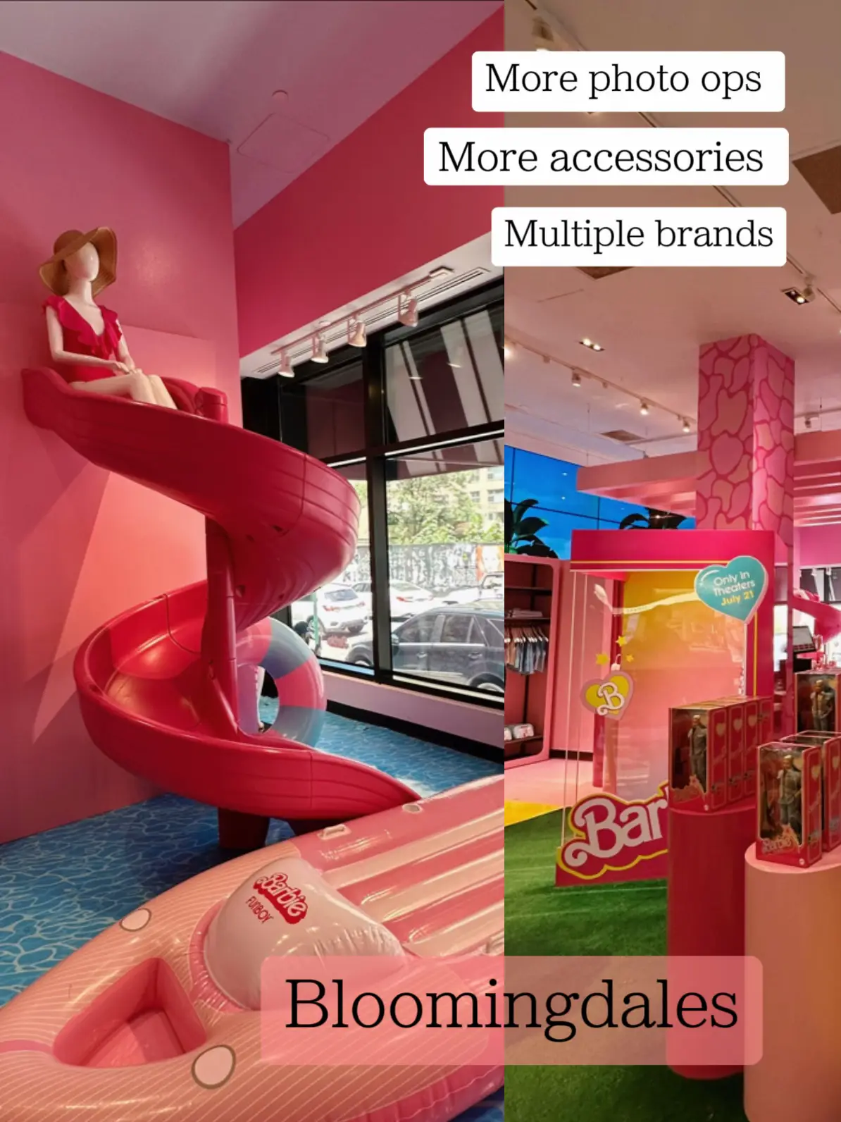 Barbie and Bloomingdale's Launch Collections, Pop-Up Shop