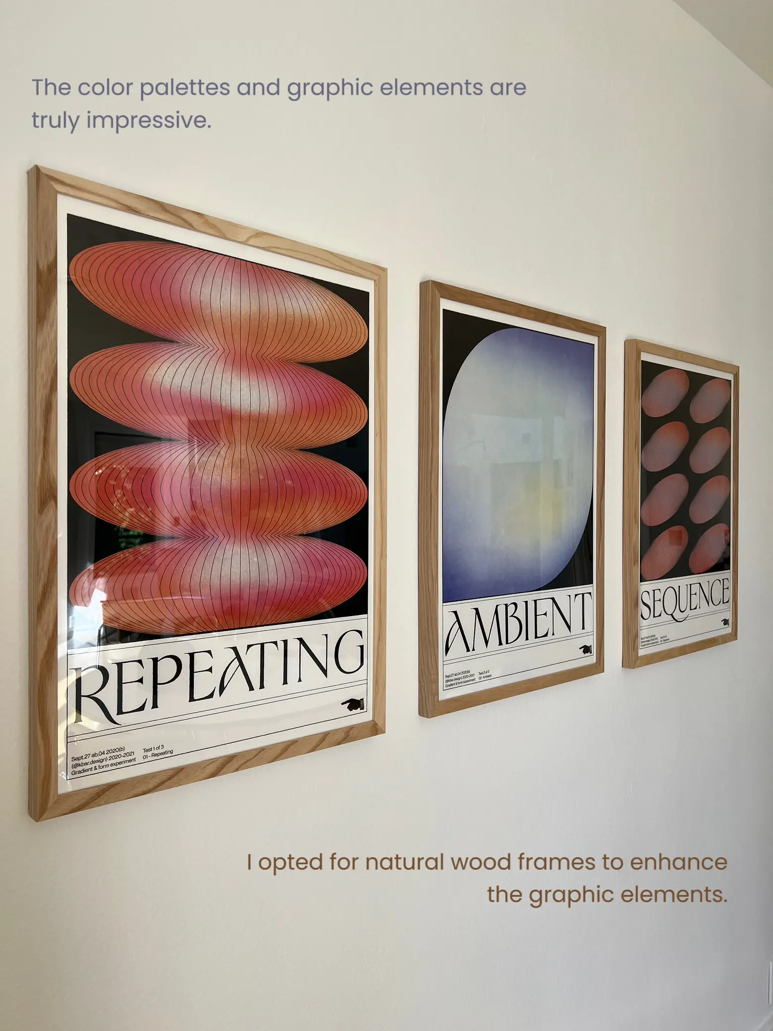 Unfinished Natural Wood Gallery Frames - Ambiance