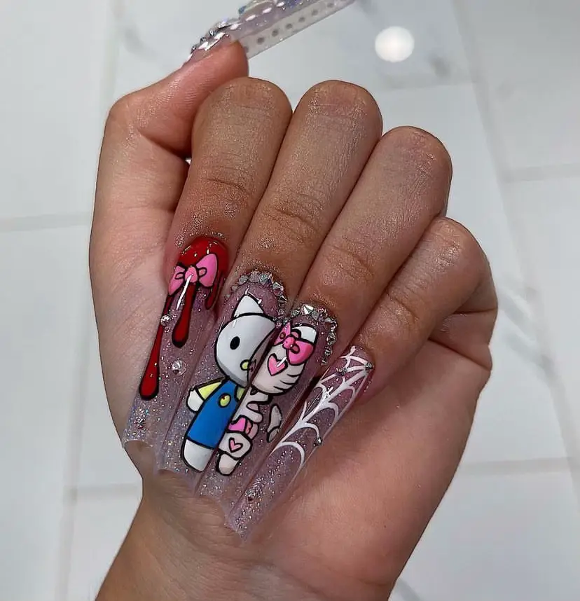 100+ Unique Hello Kitty Nails Art Products You Must Have