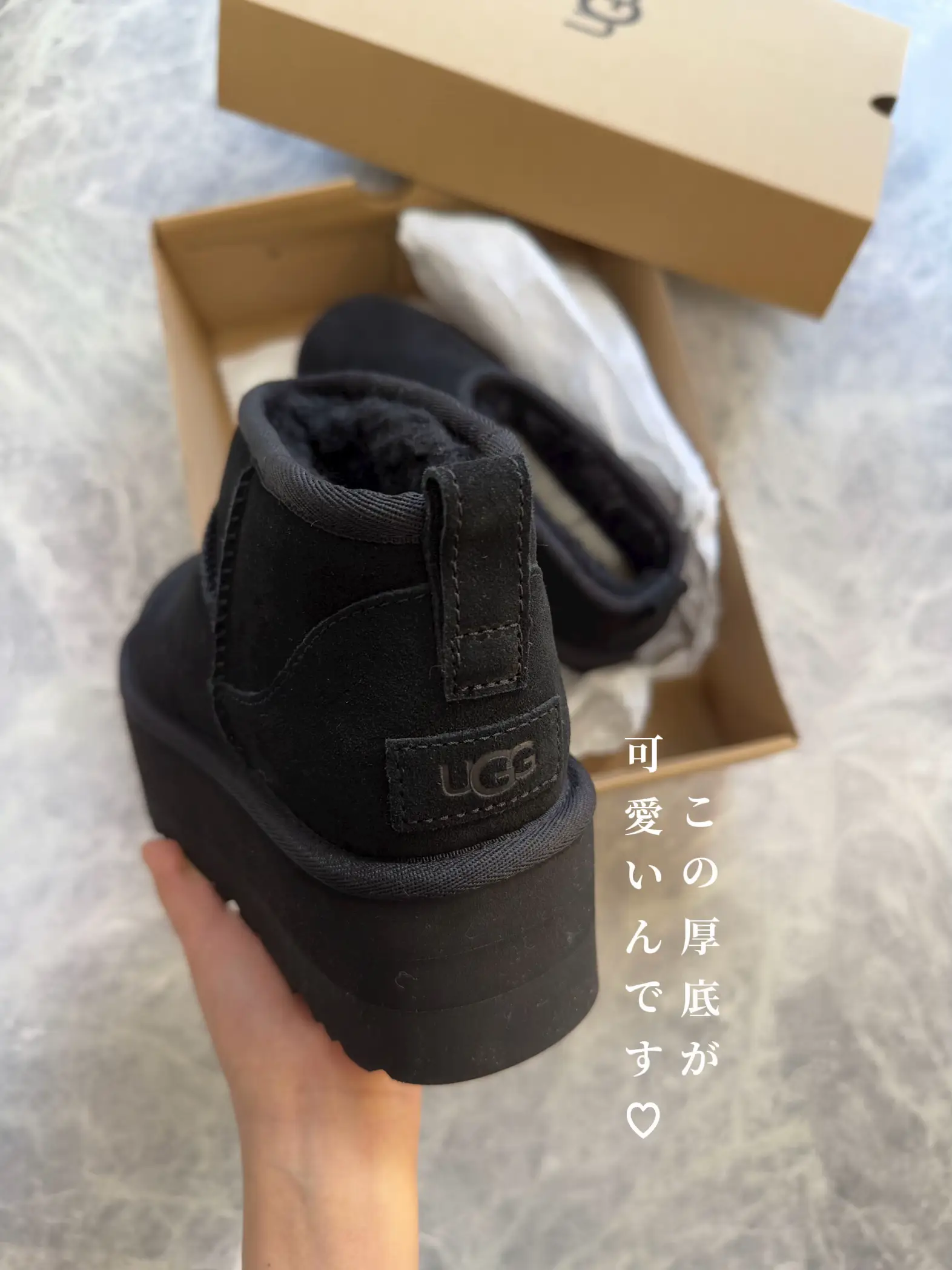 今年もバズり中！】UGG クラシックウルトラミニプラットフォーム | YumiCa /152cmが投稿したフォトブック | Lemon8