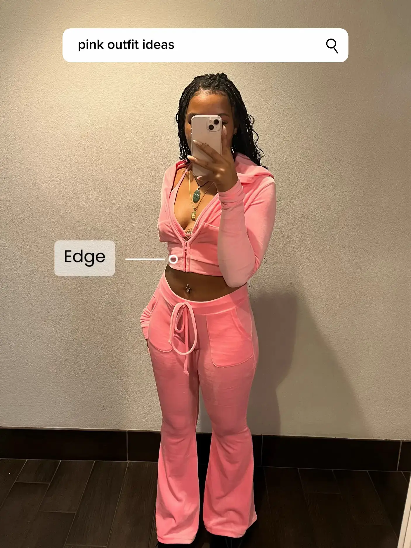 Gymshark raw edge hoodie in chalk pink size - Depop