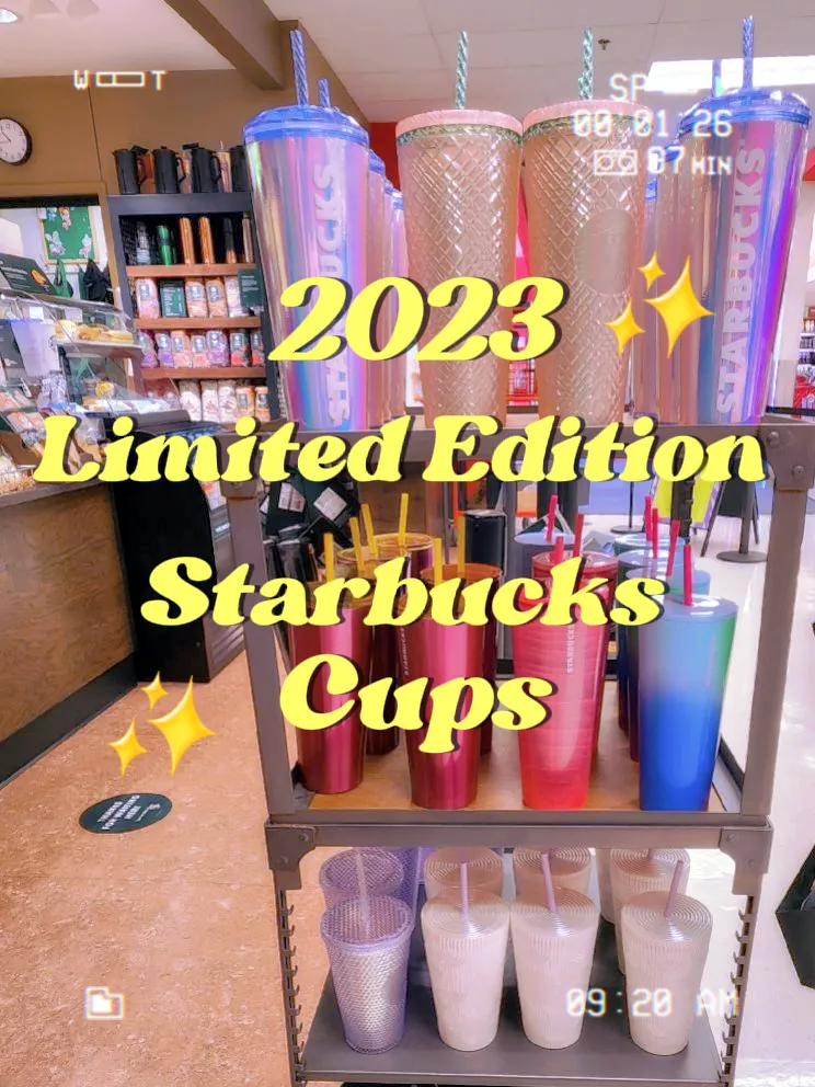 2023 Trend Water Cup with Slevee Strap and Rare Starbucks Cups – Trends of  Galaxy