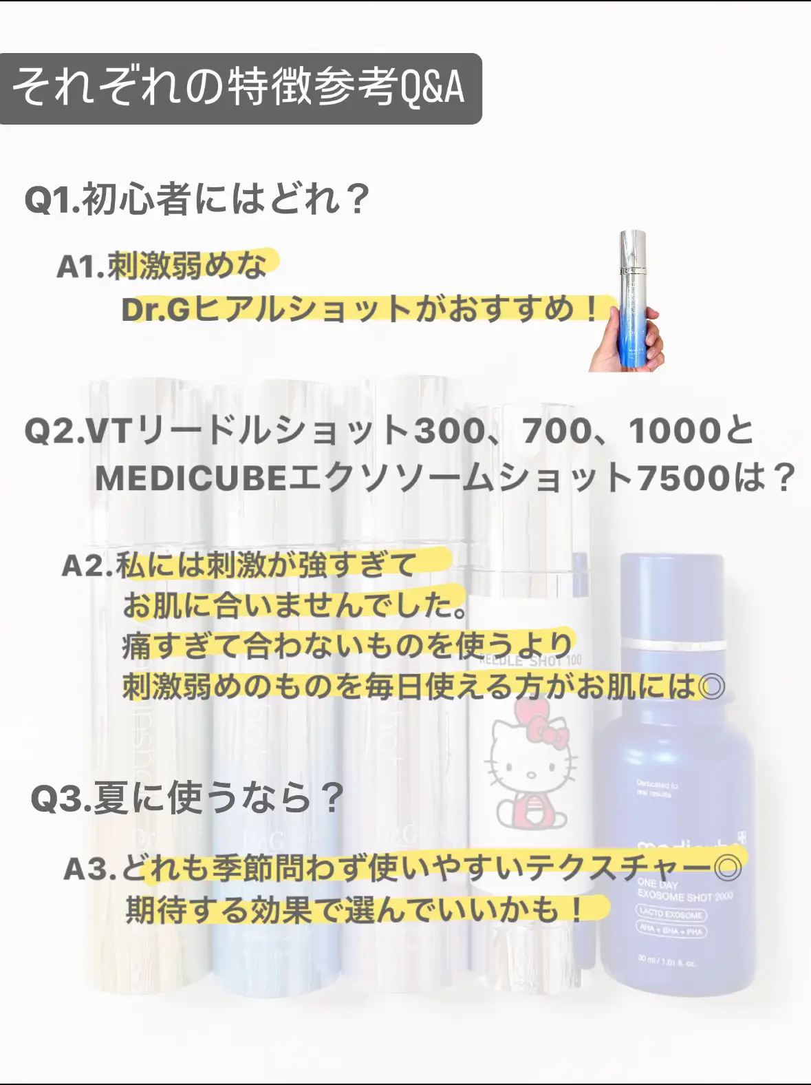 エイジングケアしたい人絶対コレ！/🪡針美容液🪡5種徹底比較✨ | シア🍊美容成分オタクが投稿したフォトブック | Lemon8