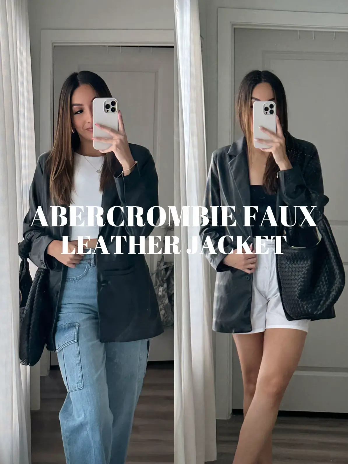 FOXEY おいかけ NEW YORK Faux Leather Anork
