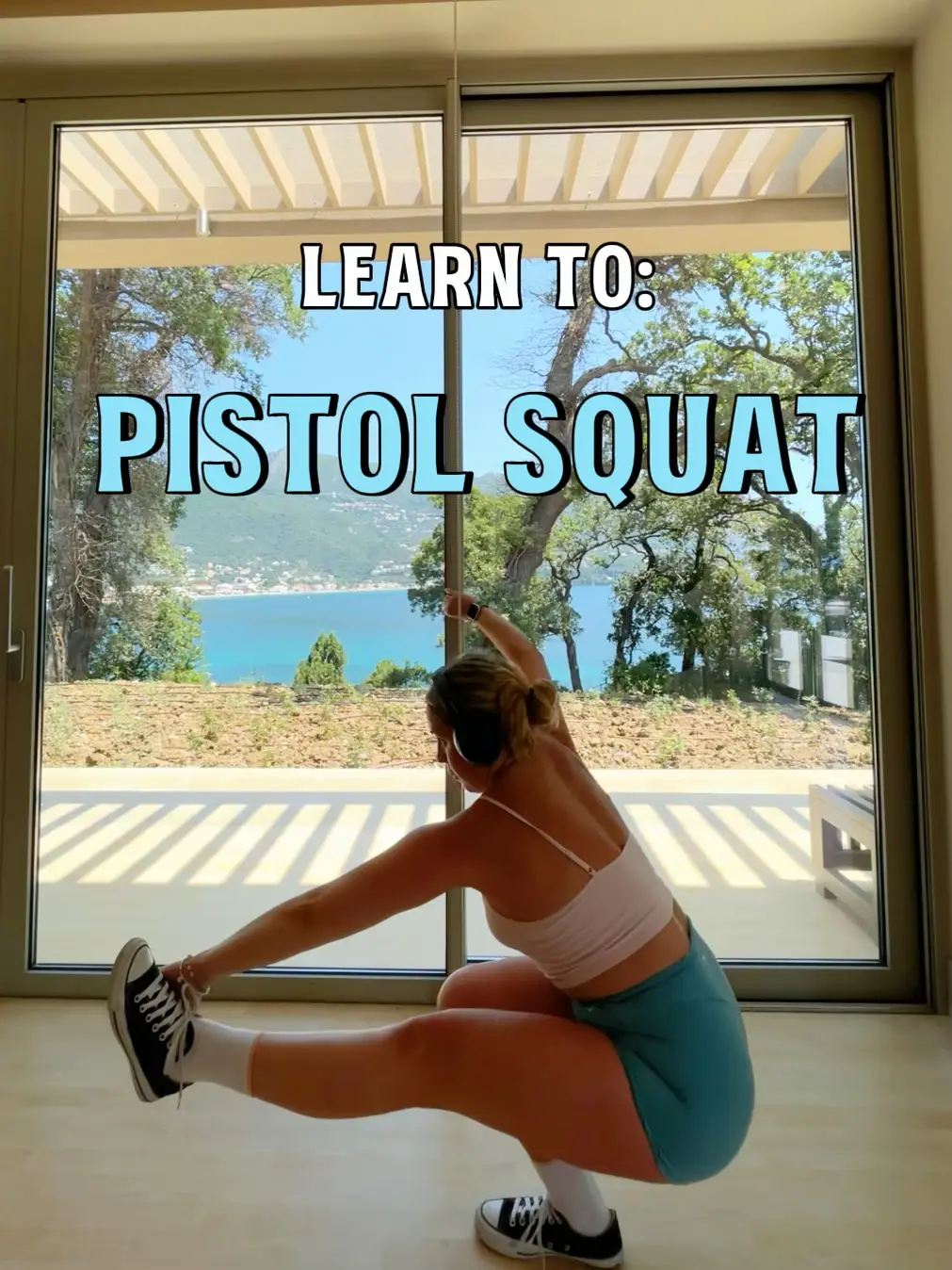 Learn to series: sissy squat, Video published by Lauren 🤍