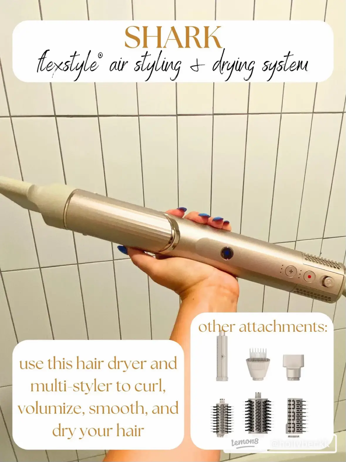 Hair Styler  Dry Hair Mode For Wavy Hair (Shark® SmoothStyle
