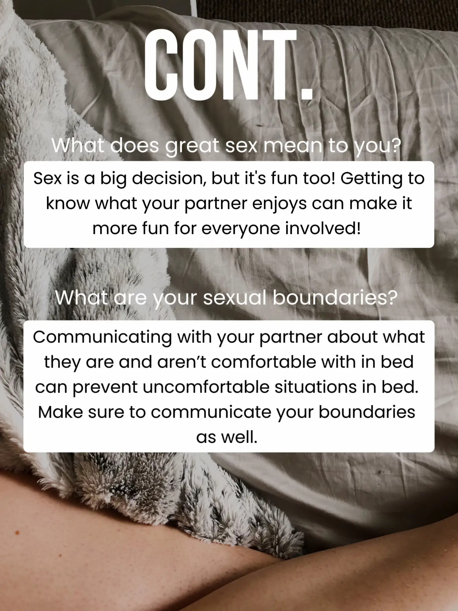 Questions to ask Before Having SEX | Gallery posted by Staci York 💛🍋 |  Lemon8