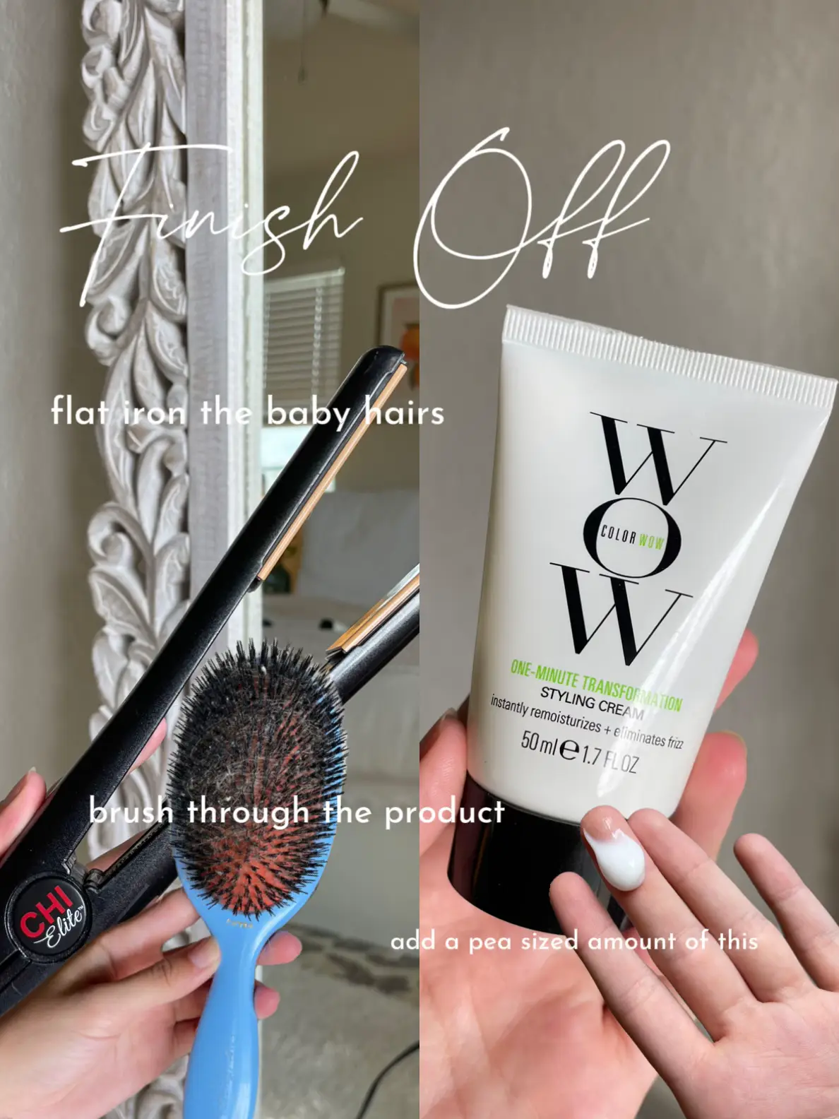 COLOR WOW Mini One Minute Transformation Anti Frizz Styling Cream