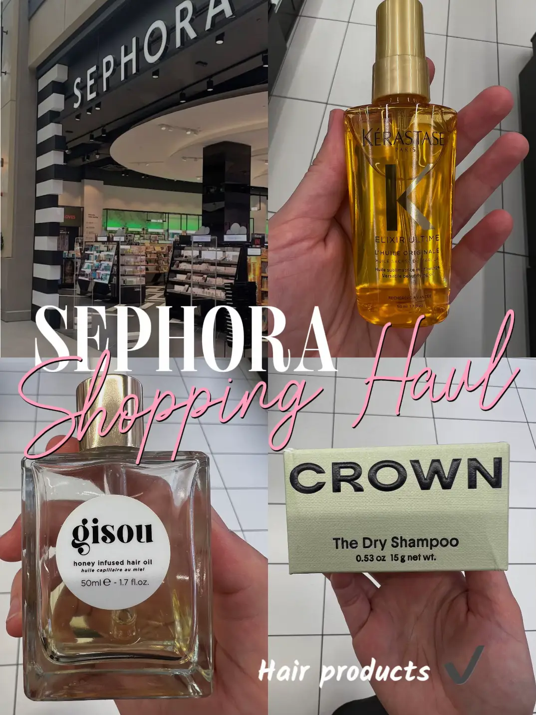 Gisou Hair Oil Honey Infused ≡ SEPHORA